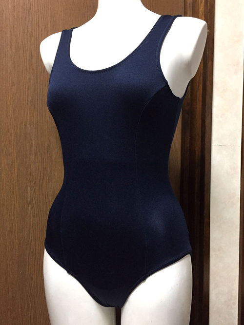 【ティーンズ・スクール水着】イオン　学販タイプのスタンダード　スイムウエア♪ネイビー　ジュニア女子150サイズ